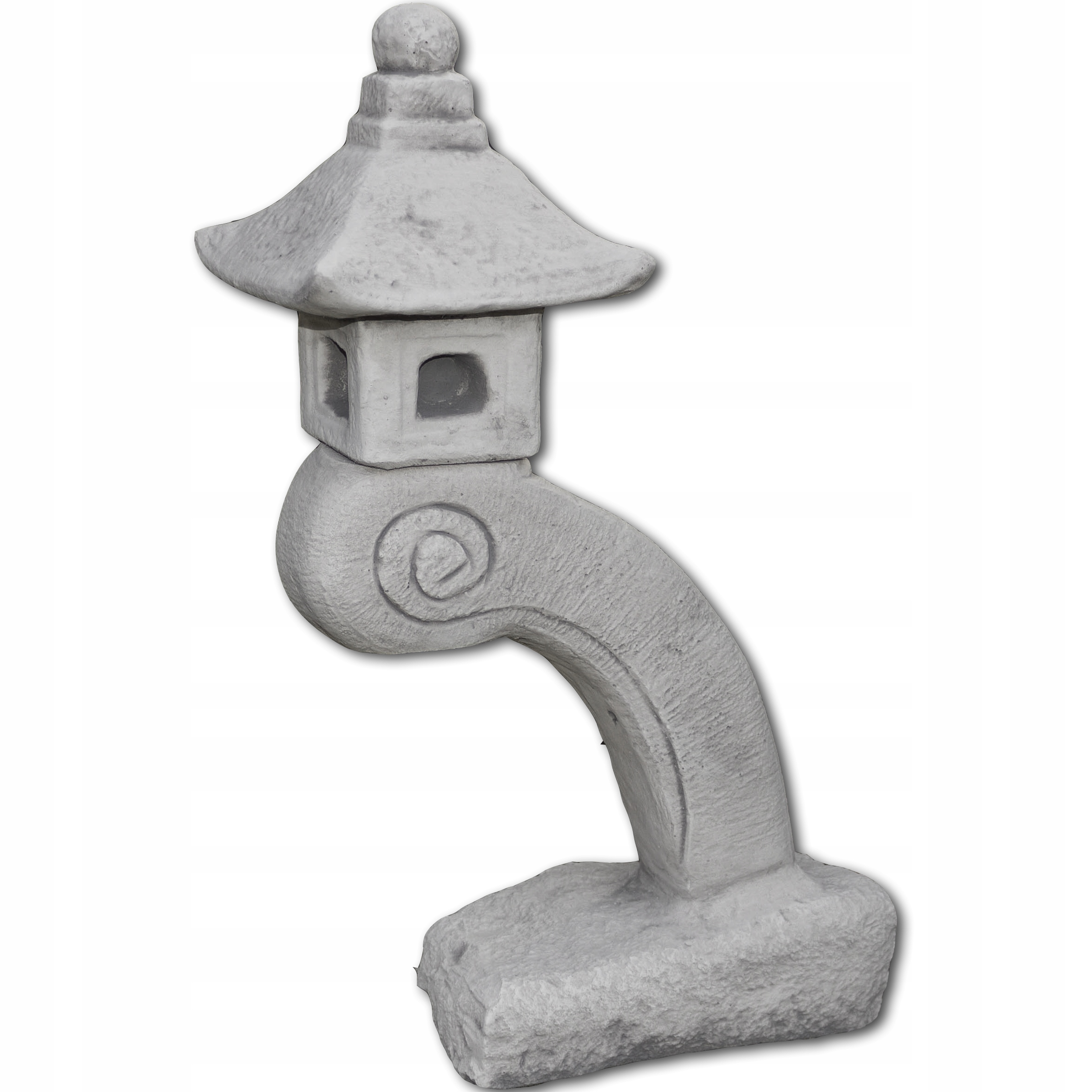 Záhradné figúrky, japonská pagodová lampa vyrobená z betónovej ornamentu, orientálna dekorácia